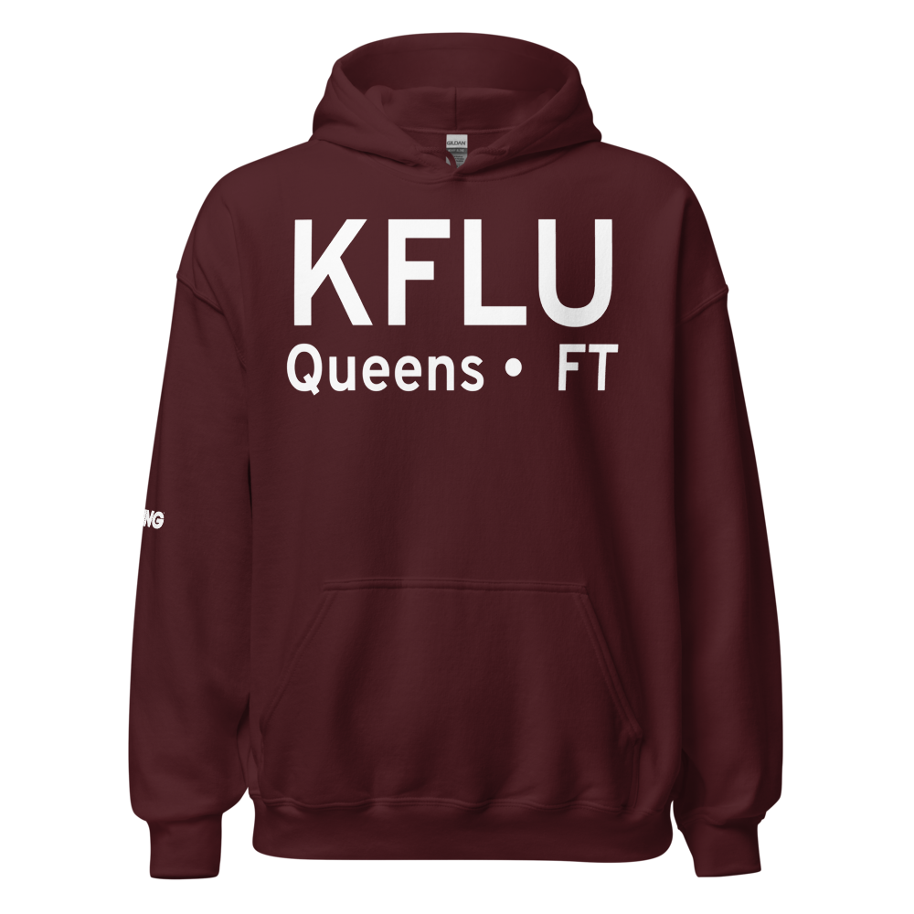 Flushing Airport (KFLU) ICAO Hoodie Sweatshirt 