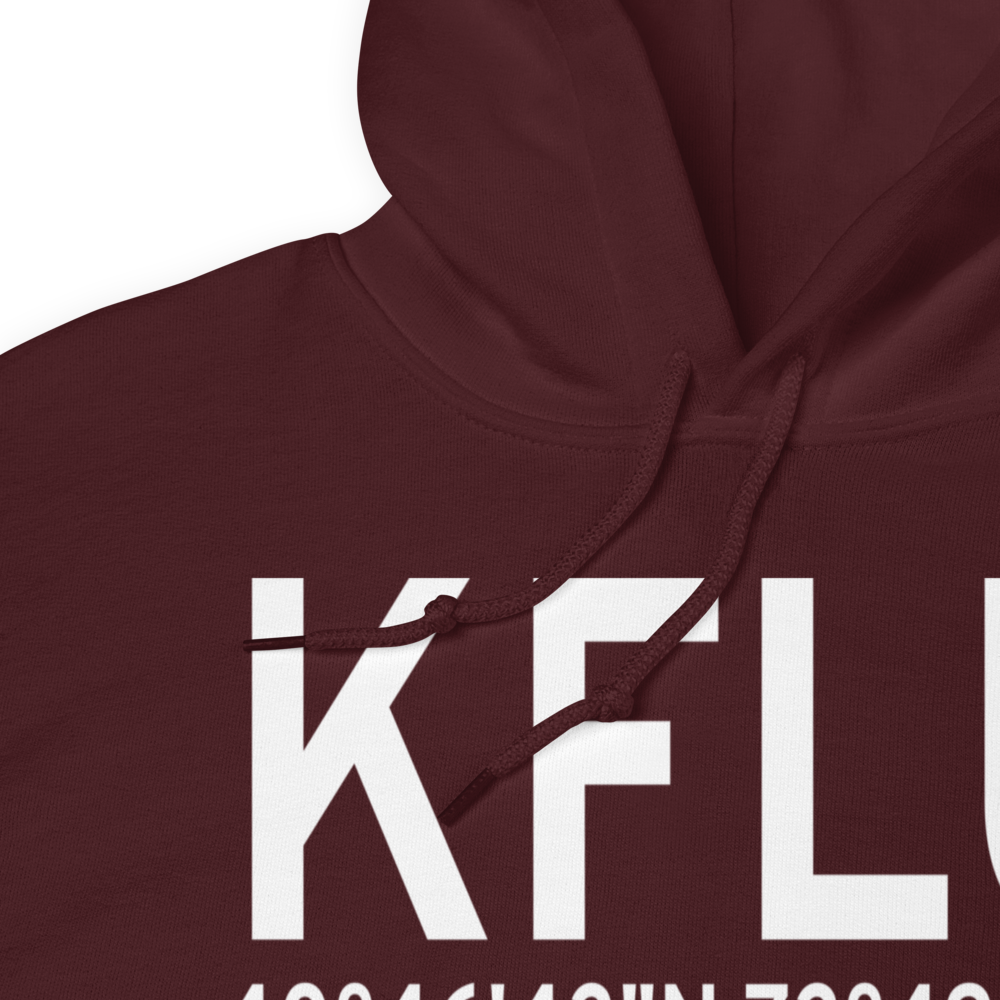 Flushing Airport (KFLU) ICAO Hoodie Sweatshirt 