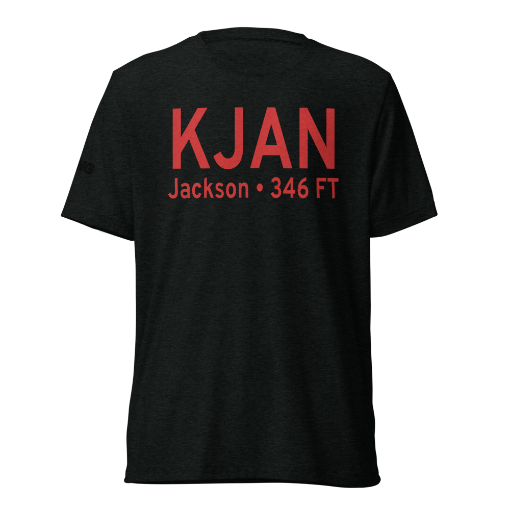 Jackson-Medgar Wiley Evers International Airport (KJAN) ICAO Tri-blend T-Shirt 
