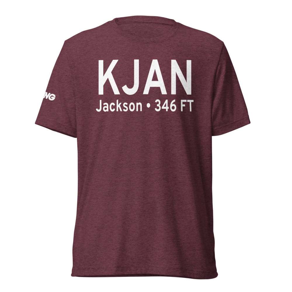 Jackson-Medgar Wiley Evers International Airport (KJAN) ICAO Tri-blend T-Shirt 
