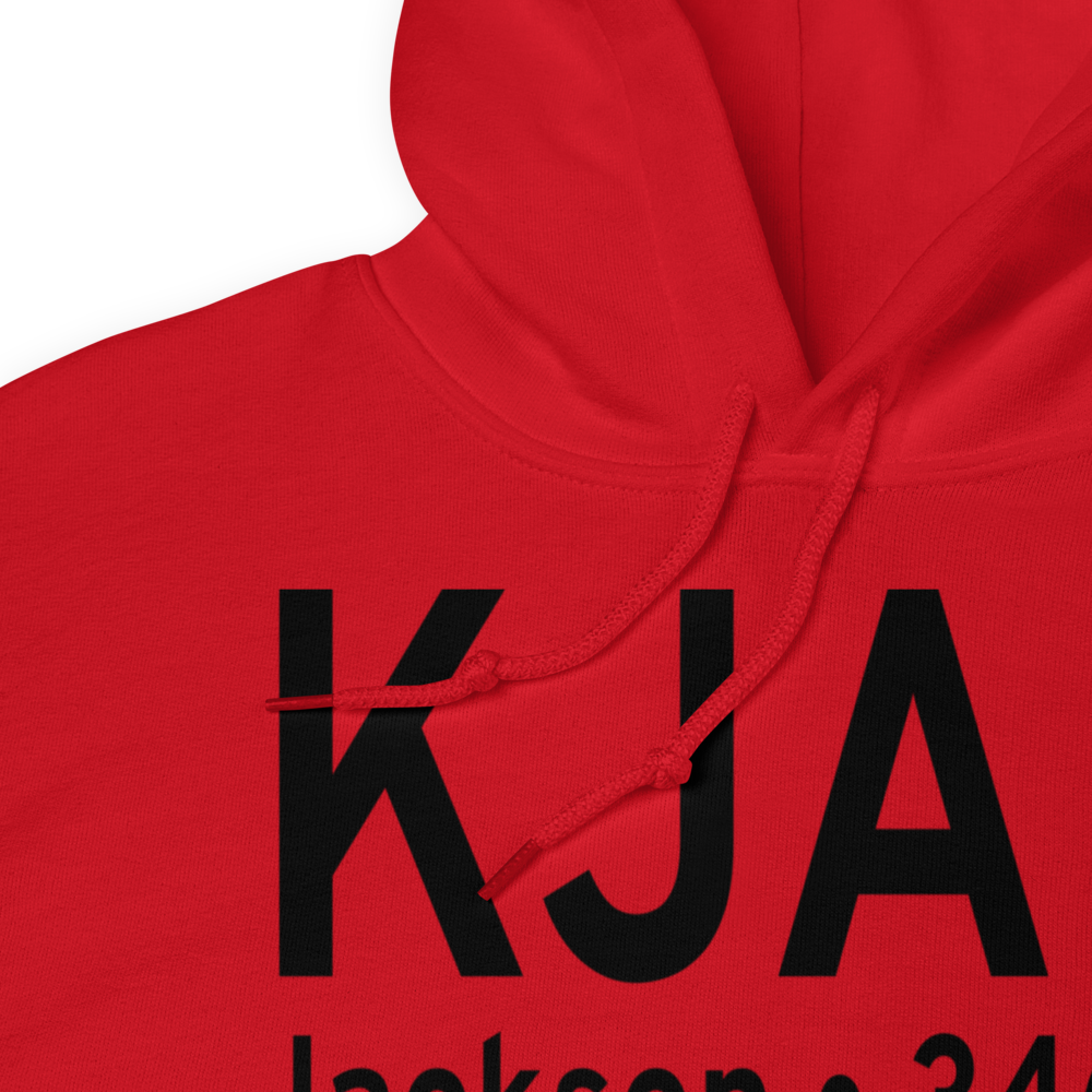 Jackson-Medgar Wiley Evers International Airport (KJAN) ICAO Hoodie Sweatshirt 