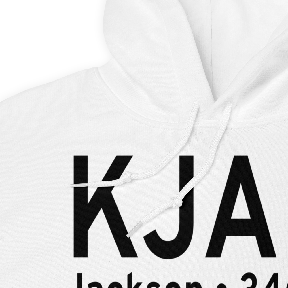 Jackson-Medgar Wiley Evers International Airport (KJAN) ICAO Hoodie Sweatshirt 