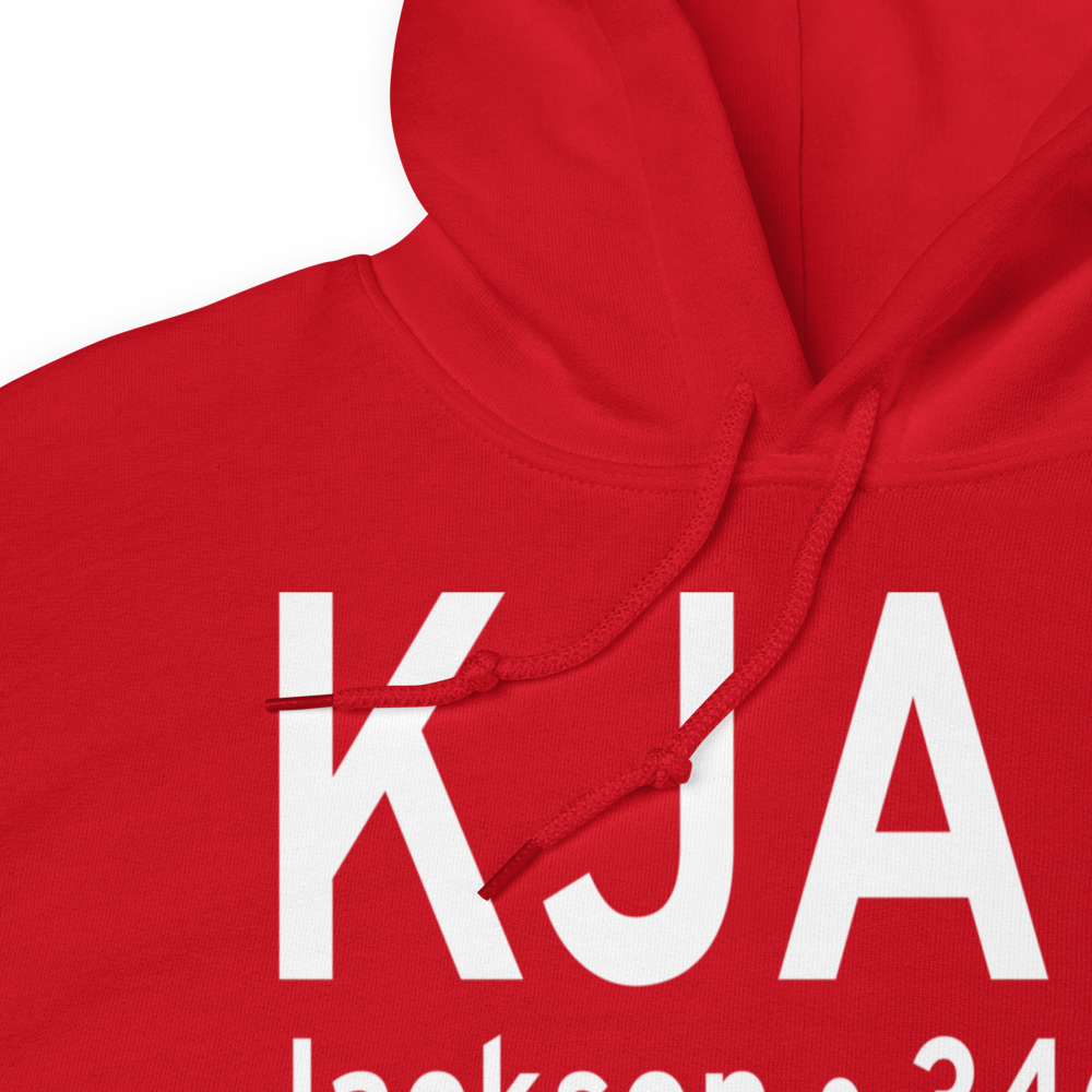 Jackson-Medgar Wiley Evers International Airport (KJAN) ICAO Hoodie Sweatshirt 