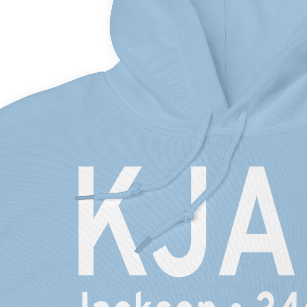 Jackson-Medgar Wiley Evers International Airport (KJAN) ICAO Hoodie Sweatshirt 