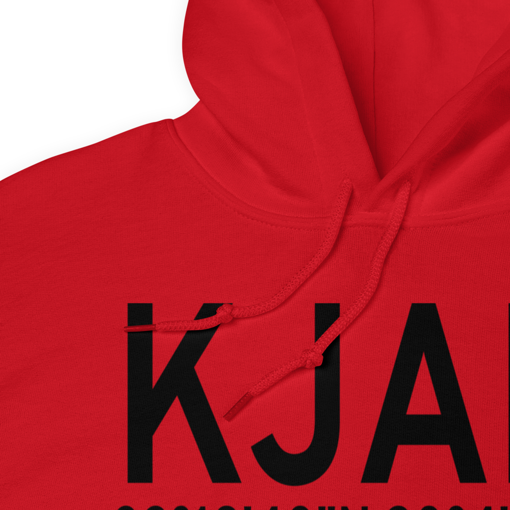 Jackson-Medgar Wiley Evers International Airport (KJAN) ICAO Hoodie Sweatshirt 