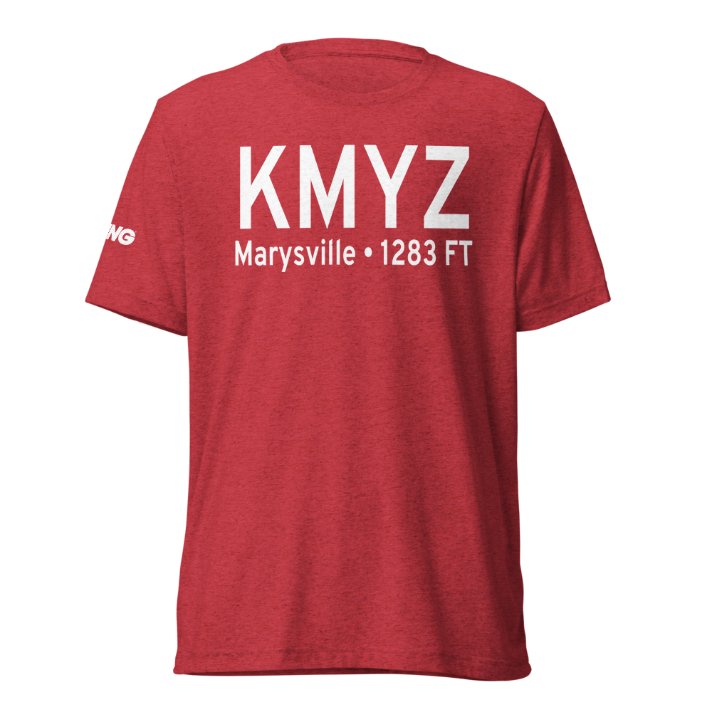 Marysville Municipal Airport (KMYZ) ICAO Tri-blend T-Shirt 