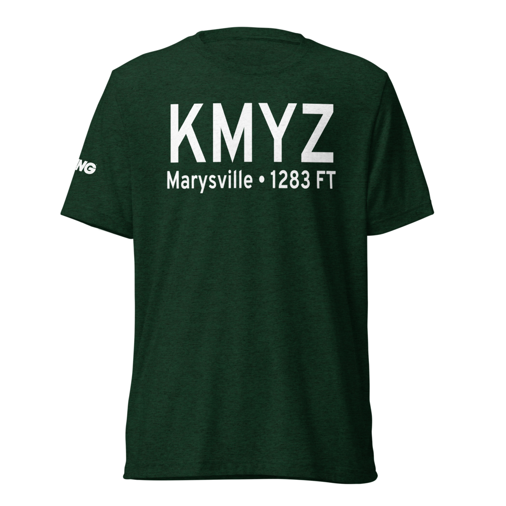 Marysville Municipal Airport (KMYZ) ICAO Tri-blend T-Shirt 