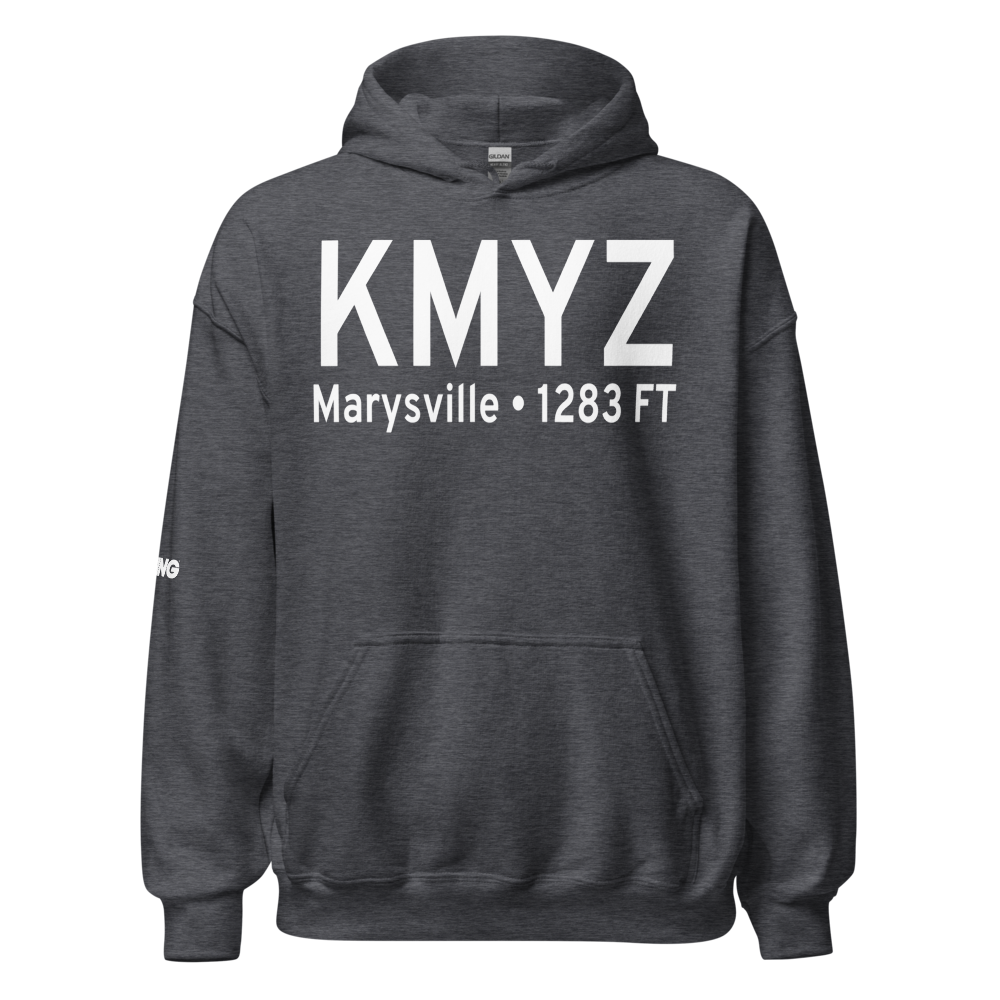 Marysville Municipal Airport (KMYZ) ICAO Hoodie Sweatshirt 