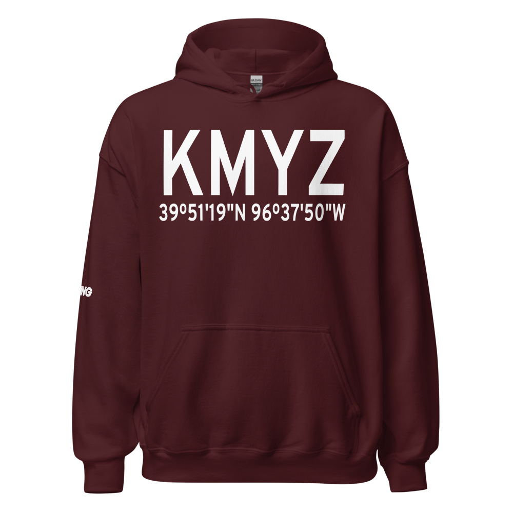Marysville Municipal Airport (KMYZ) ICAO Hoodie Sweatshirt 