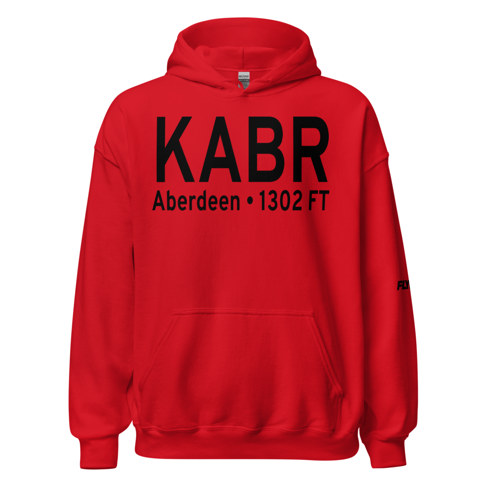 Aberdeen Regional Airport (KABR) ICAO Hoodie Sweatshirt 