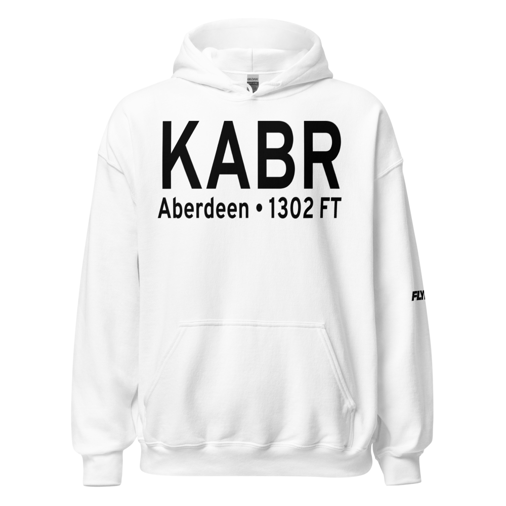 Aberdeen Regional Airport (KABR) ICAO Hoodie Sweatshirt 