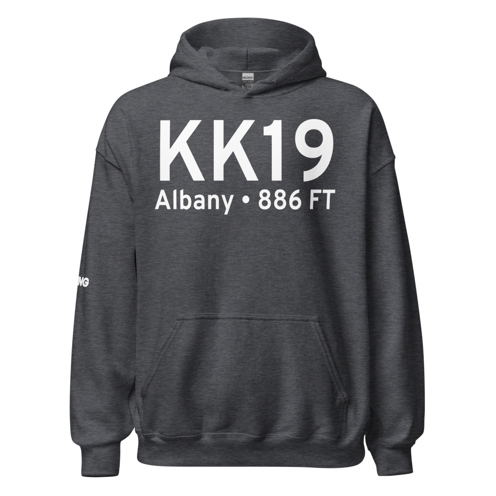 Albany Municipal Airport (KK19) ICAO Hoodie Sweatshirt 