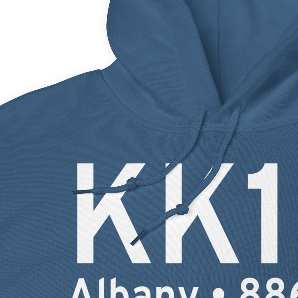 Albany Municipal Airport (KK19) ICAO Hoodie Sweatshirt 