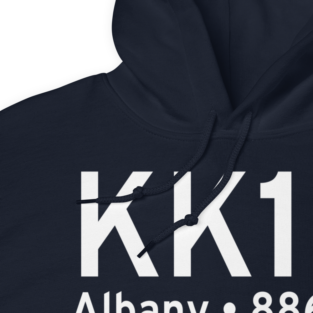 Albany Municipal Airport (KK19) ICAO Hoodie Sweatshirt 