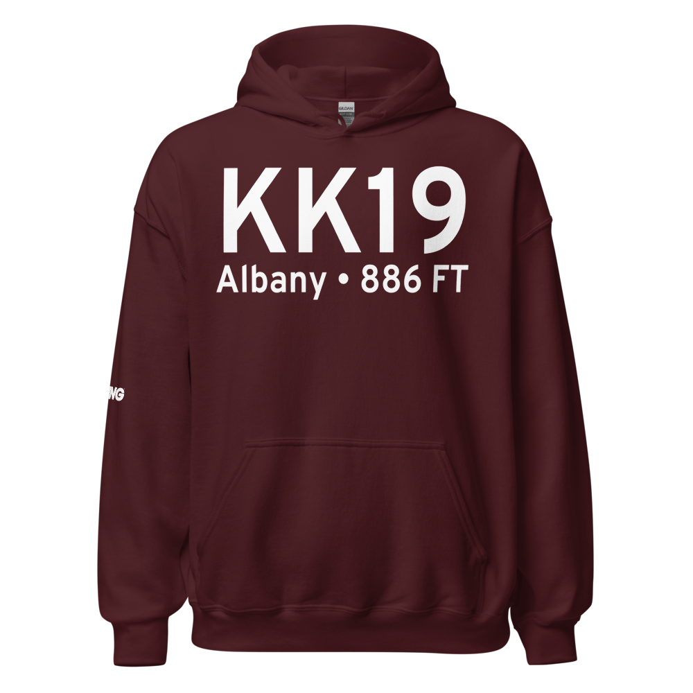 Albany Municipal Airport (KK19) ICAO Hoodie Sweatshirt 