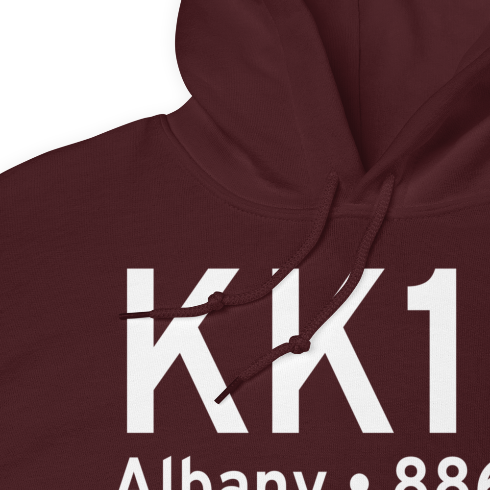 Albany Municipal Airport (KK19) ICAO Hoodie Sweatshirt 