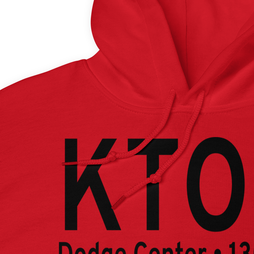 Dodge Center Airport (KTOB) ICAO Hoodie Sweatshirt 