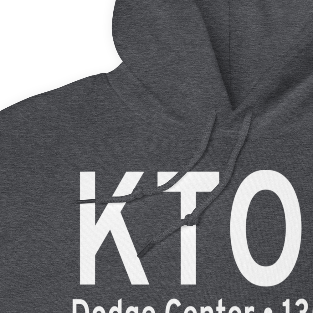 Dodge Center Airport (KTOB) ICAO Hoodie Sweatshirt 