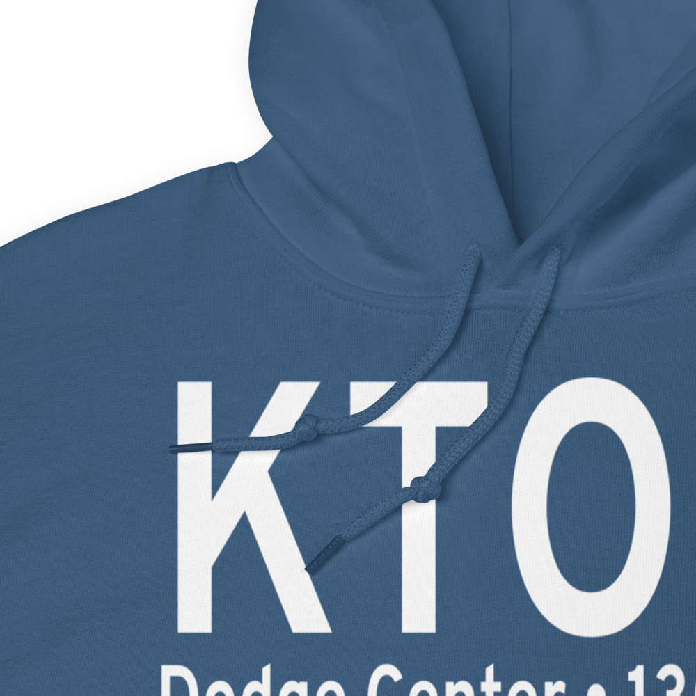 Dodge Center Airport (KTOB) ICAO Hoodie Sweatshirt 
