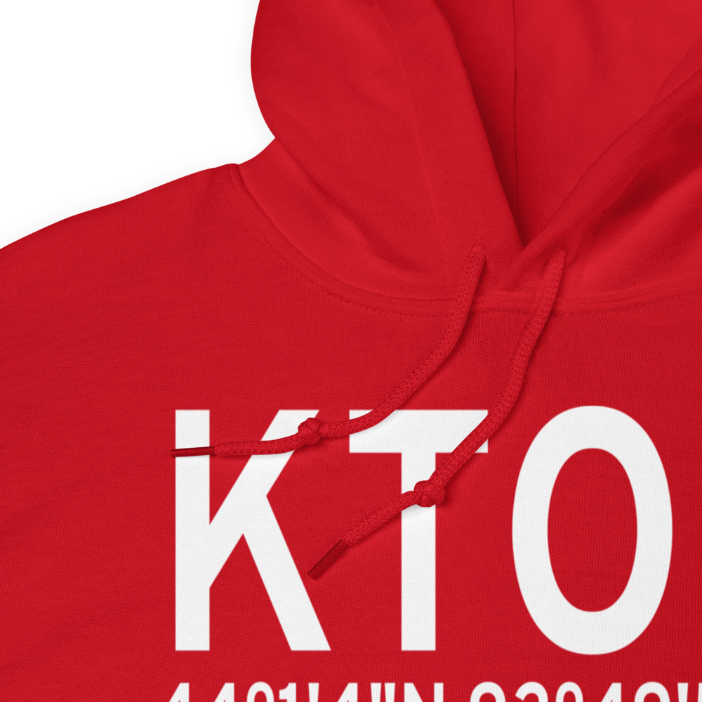 Dodge Center Airport (KTOB) ICAO Hoodie Sweatshirt 