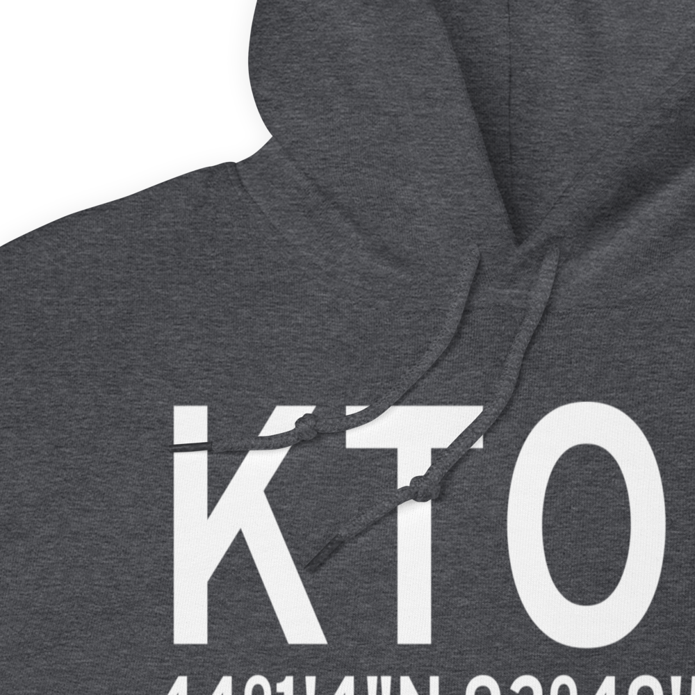 Dodge Center Airport (KTOB) ICAO Hoodie Sweatshirt 