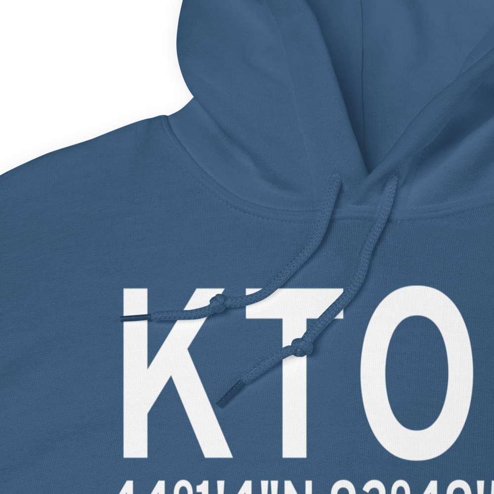 Dodge Center Airport (KTOB) ICAO Hoodie Sweatshirt 