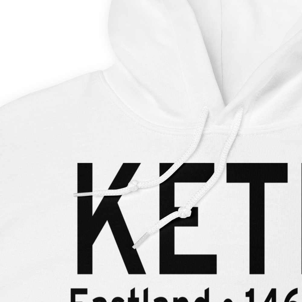 Eastland Municipal Airport (KETN) ICAO Hoodie Sweatshirt 
