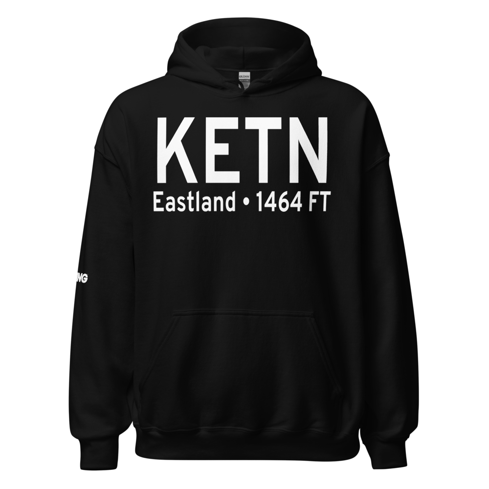 Eastland Municipal Airport (KETN) ICAO Hoodie Sweatshirt 