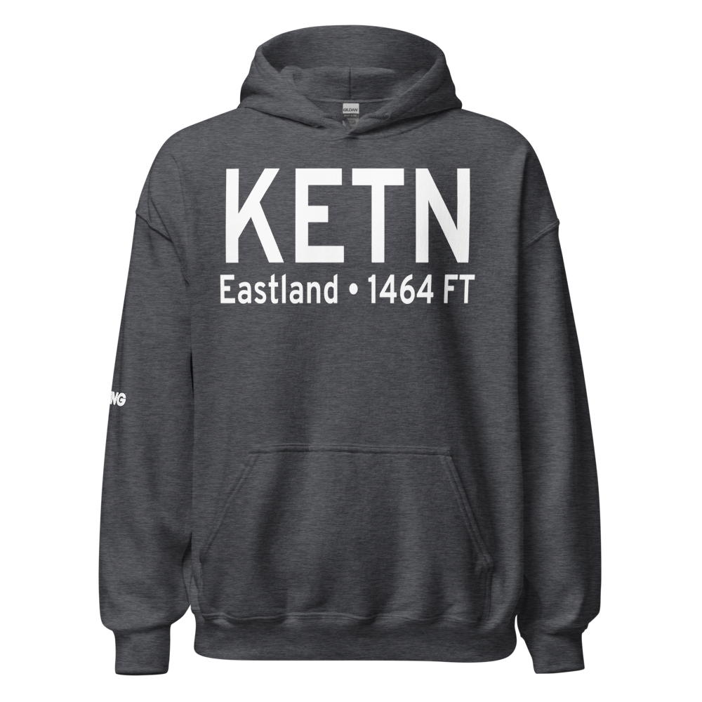 Eastland Municipal Airport (KETN) ICAO Hoodie Sweatshirt 