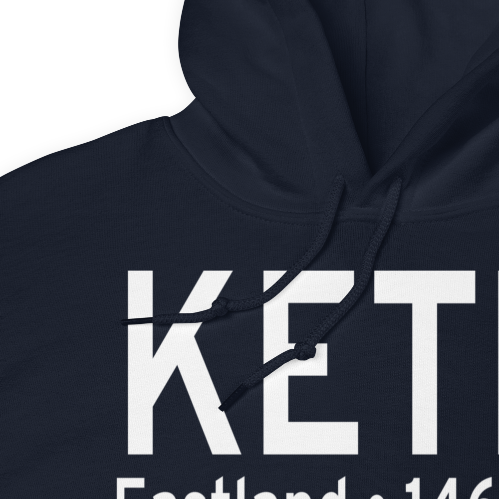 Eastland Municipal Airport (KETN) ICAO Hoodie Sweatshirt 