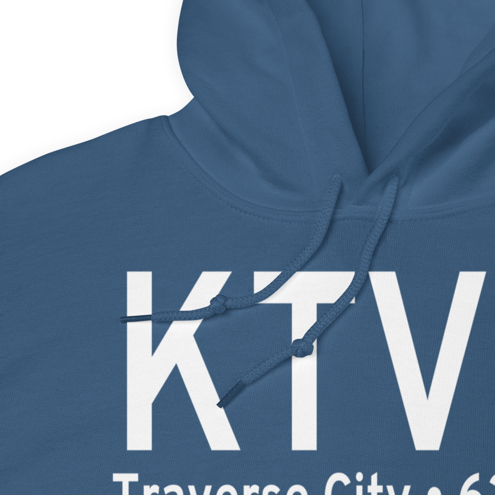 Cherry Capital Airport (KTVC) ICAO Hoodie Sweatshirt 
