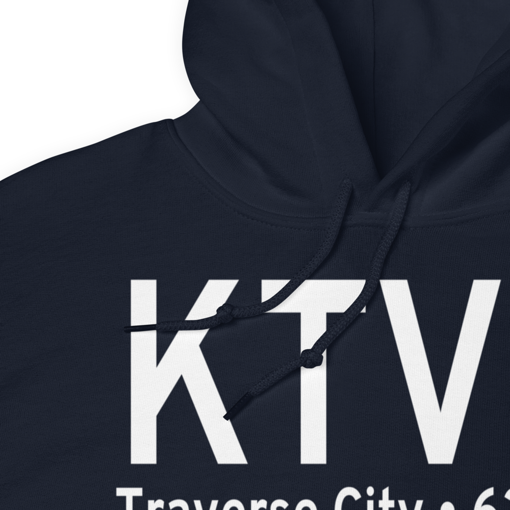 Cherry Capital Airport (KTVC) ICAO Hoodie Sweatshirt 