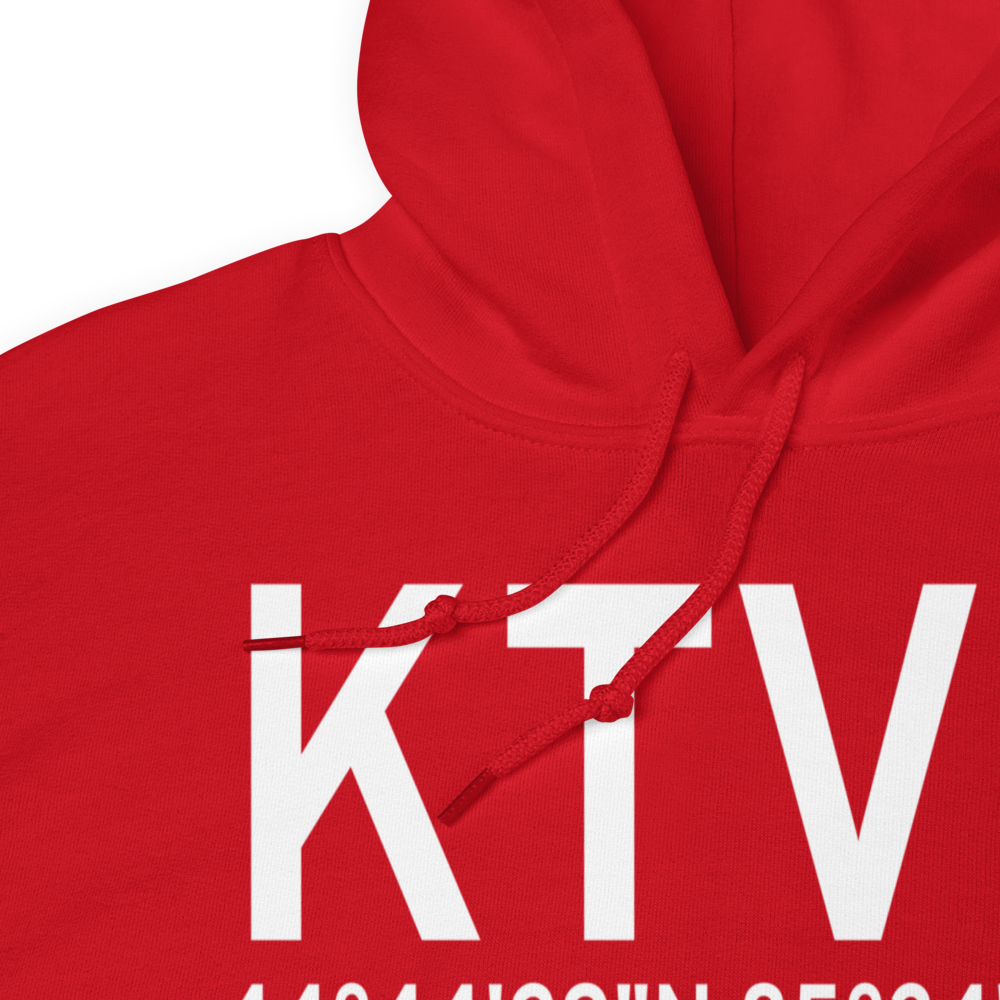 Cherry Capital Airport (KTVC) ICAO Hoodie Sweatshirt 