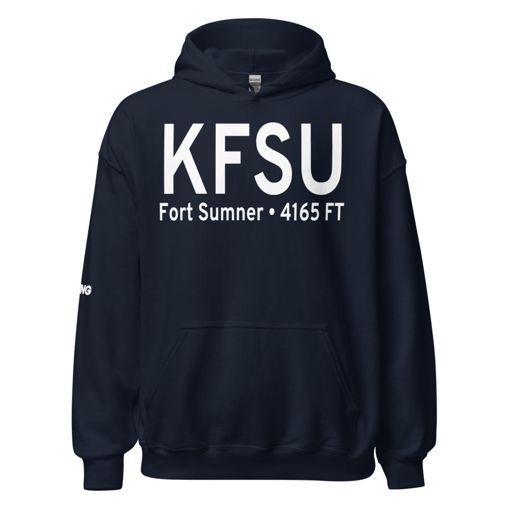 Fort Sumner Municipal Airport (KFSU) ICAO Hoodie Sweatshirt 