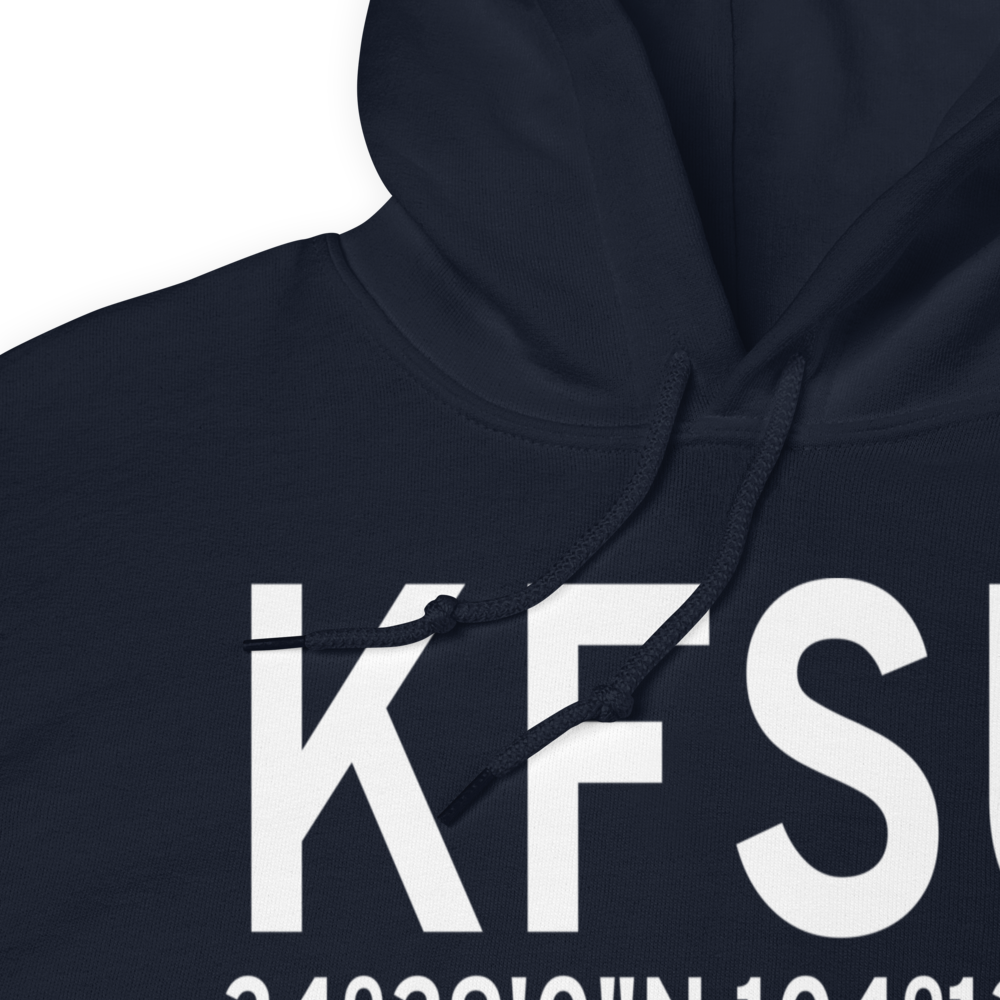 Fort Sumner Municipal Airport (KFSU) ICAO Hoodie Sweatshirt 