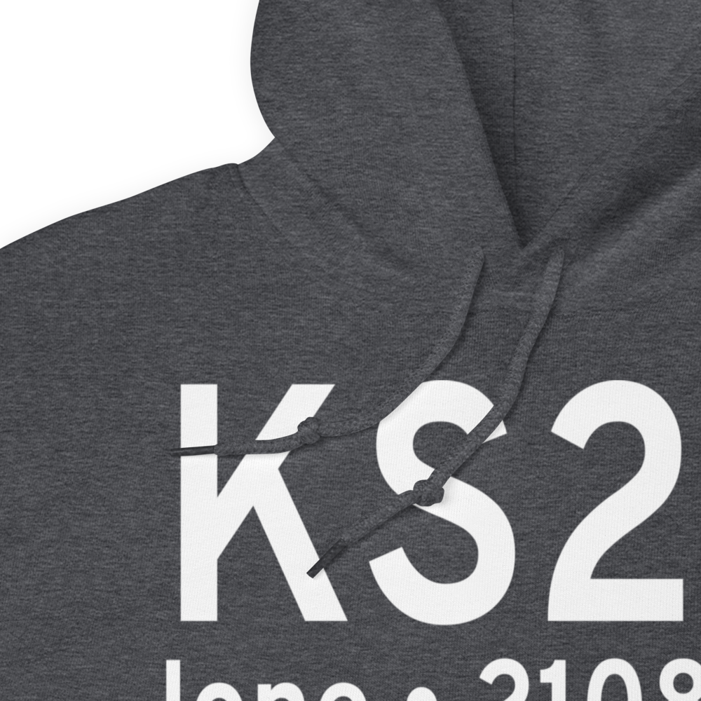 Ione Municipal Airport (KS23) ICAO Hoodie Sweatshirt 