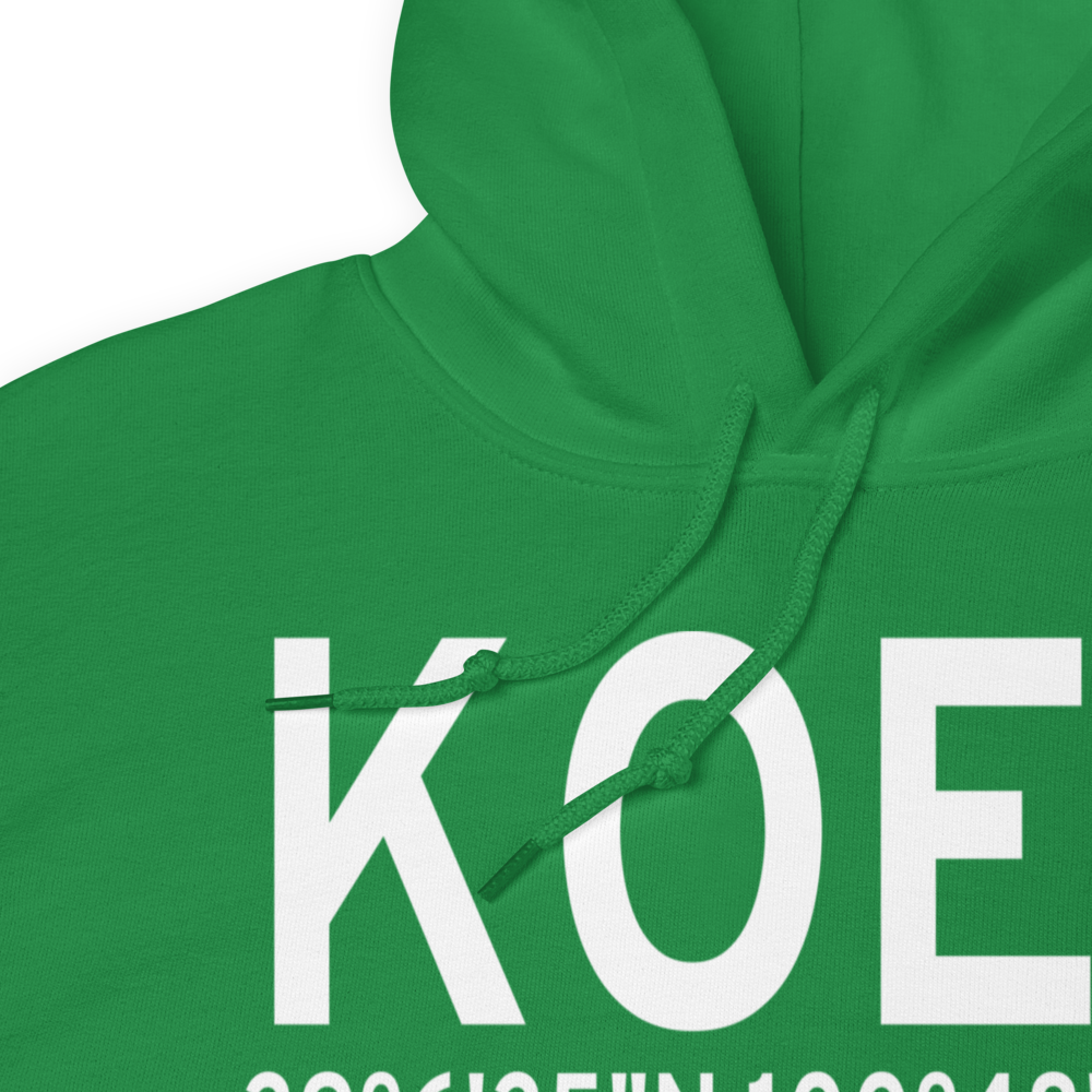 Oakley Municipal Airport (KOEL) ICAO Hoodie Sweatshirt 