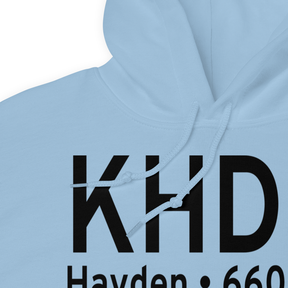 Yampa Valley Airport (KHDN) ICAO Hoodie Sweatshirt 