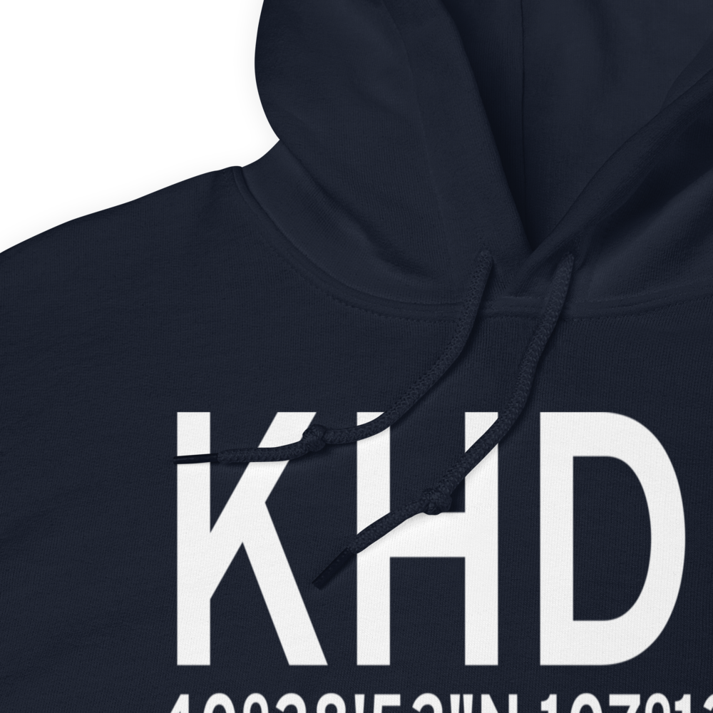 Yampa Valley Airport (KHDN) ICAO Hoodie Sweatshirt 