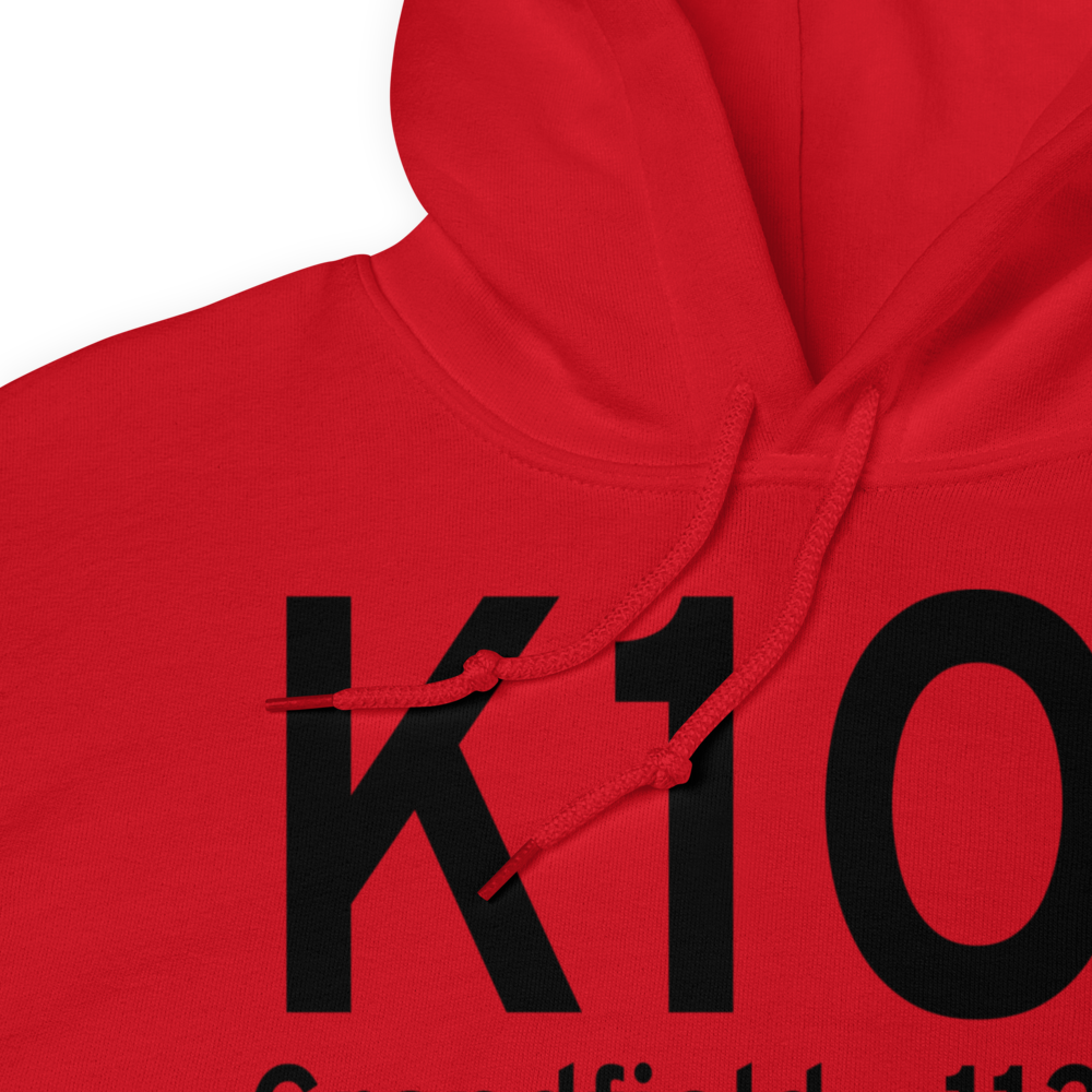 Grandfield Municipal Airport (K1O1) ICAO Hoodie Sweatshirt 