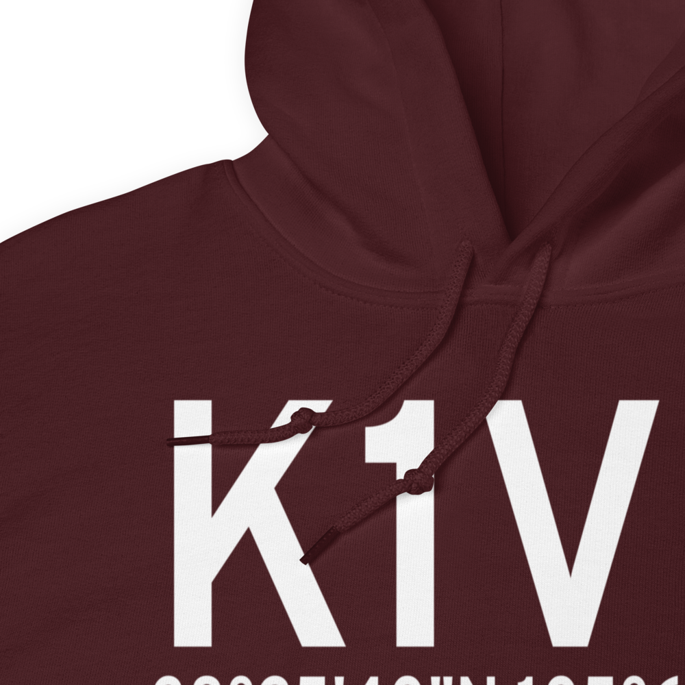 Fremont County Airport (K1V6) ICAO Hoodie Sweatshirt 