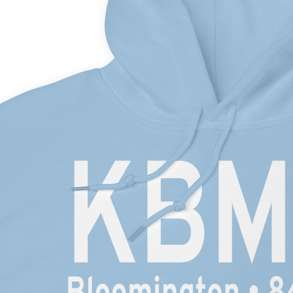 Monroe County Airport (KBMG) ICAO Hoodie Sweatshirt 