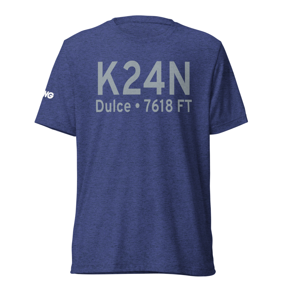 Jicarilla Apache Nation Airport (K24N) ICAO Tri-blend T-Shirt 