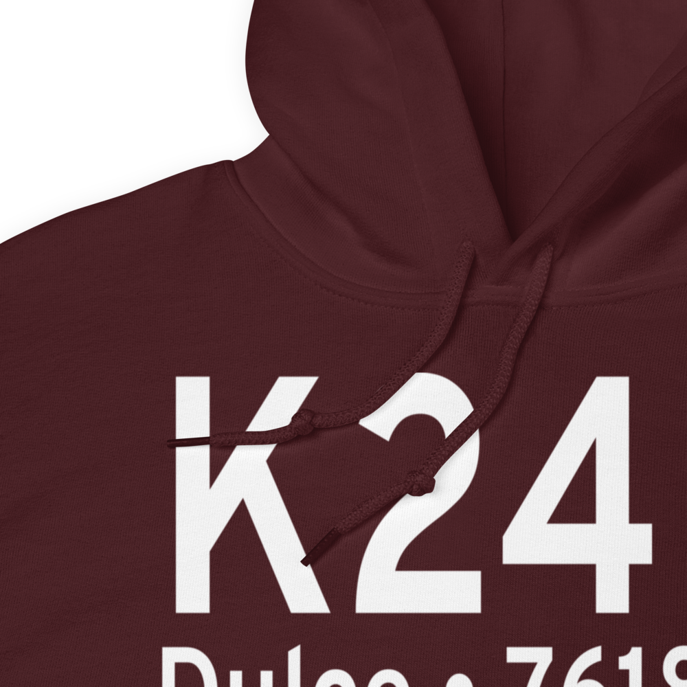 Jicarilla Apache Nation Airport (K24N) ICAO Hoodie Sweatshirt 