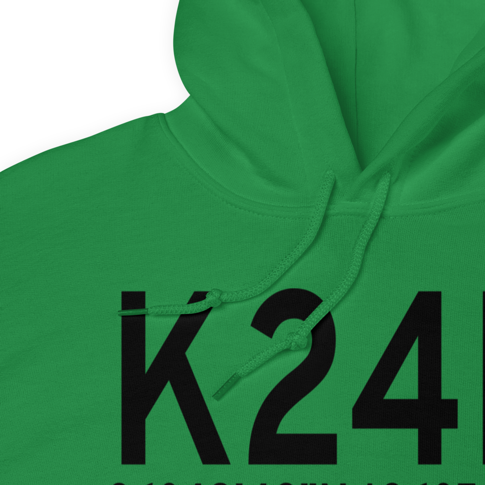 Jicarilla Apache Nation Airport (K24N) ICAO Hoodie Sweatshirt 