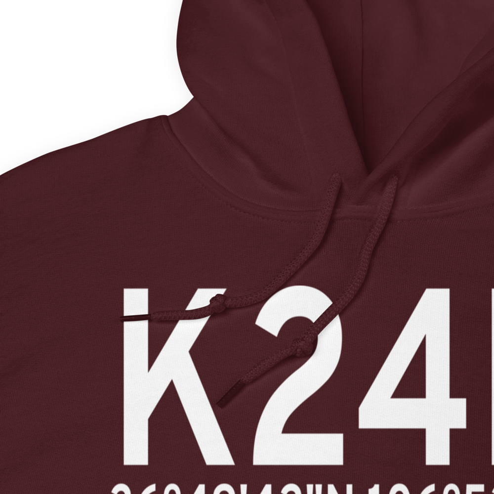 Jicarilla Apache Nation Airport (K24N) ICAO Hoodie Sweatshirt 