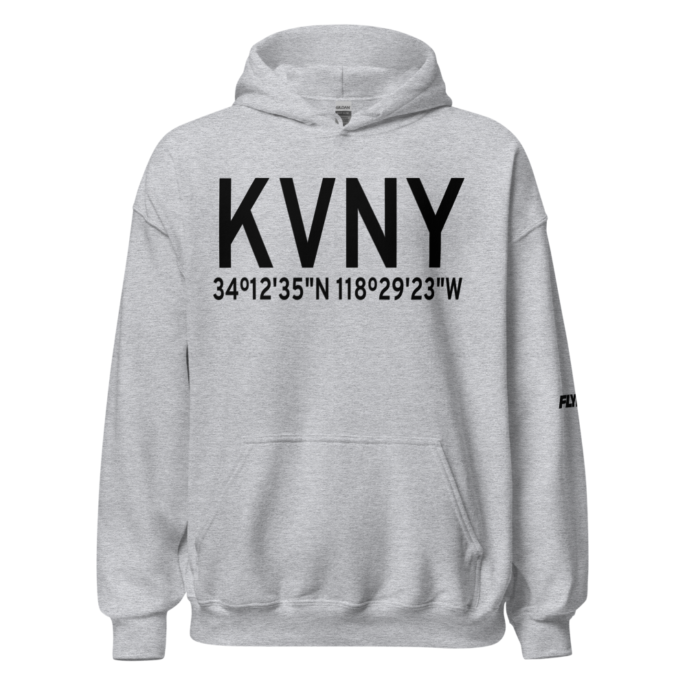 Van Nuys Airport (KVNY) ICAO Hoodie Sweatshirt 