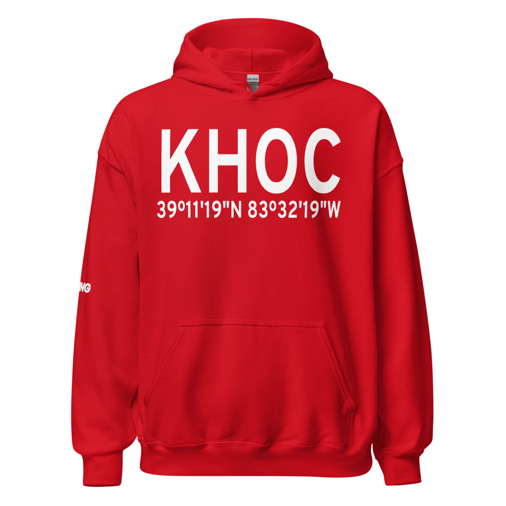Highland County Airport (KHOC) ICAO Hoodie Sweatshirt 