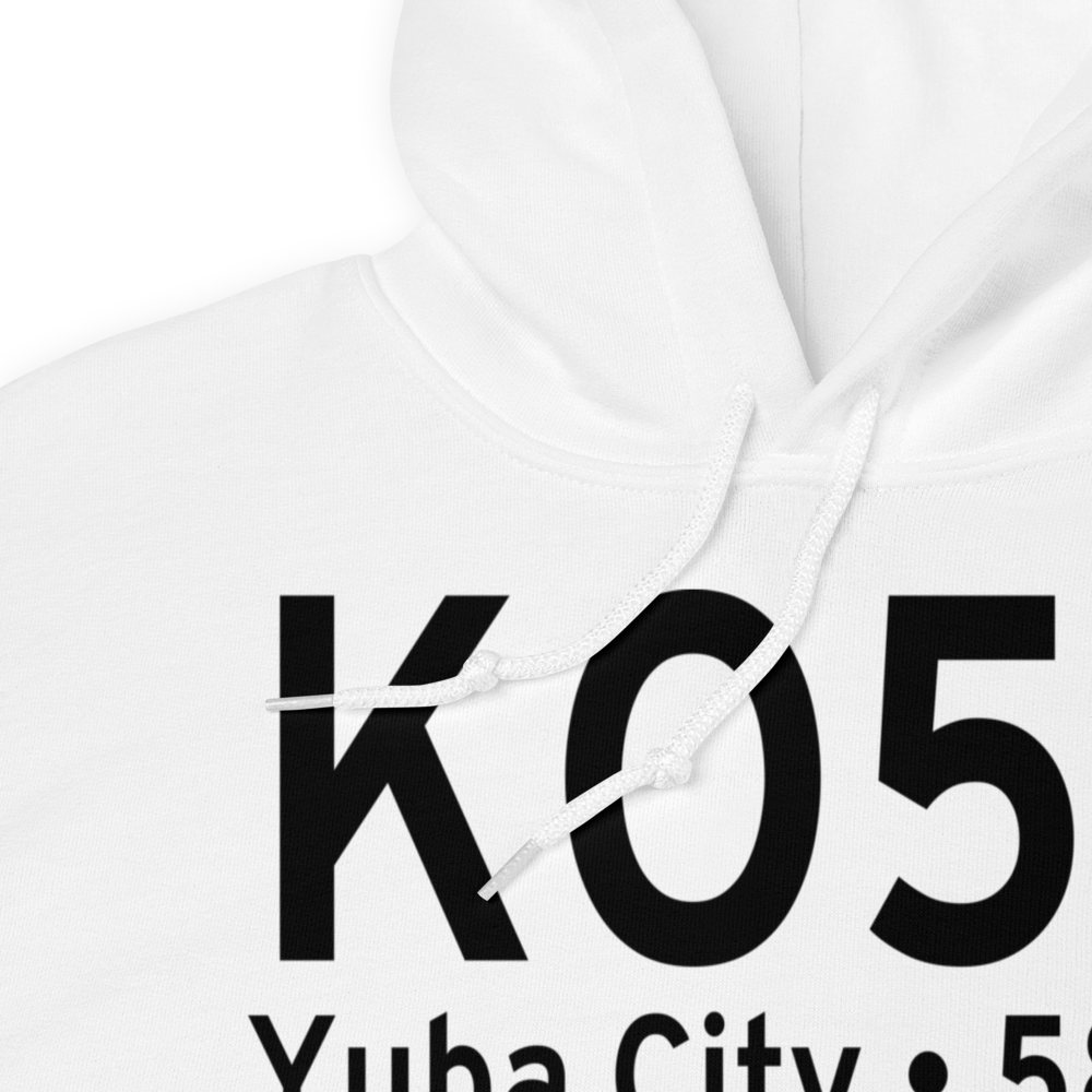 Sutter County Airport (KO52) ICAO Hoodie Sweatshirt 