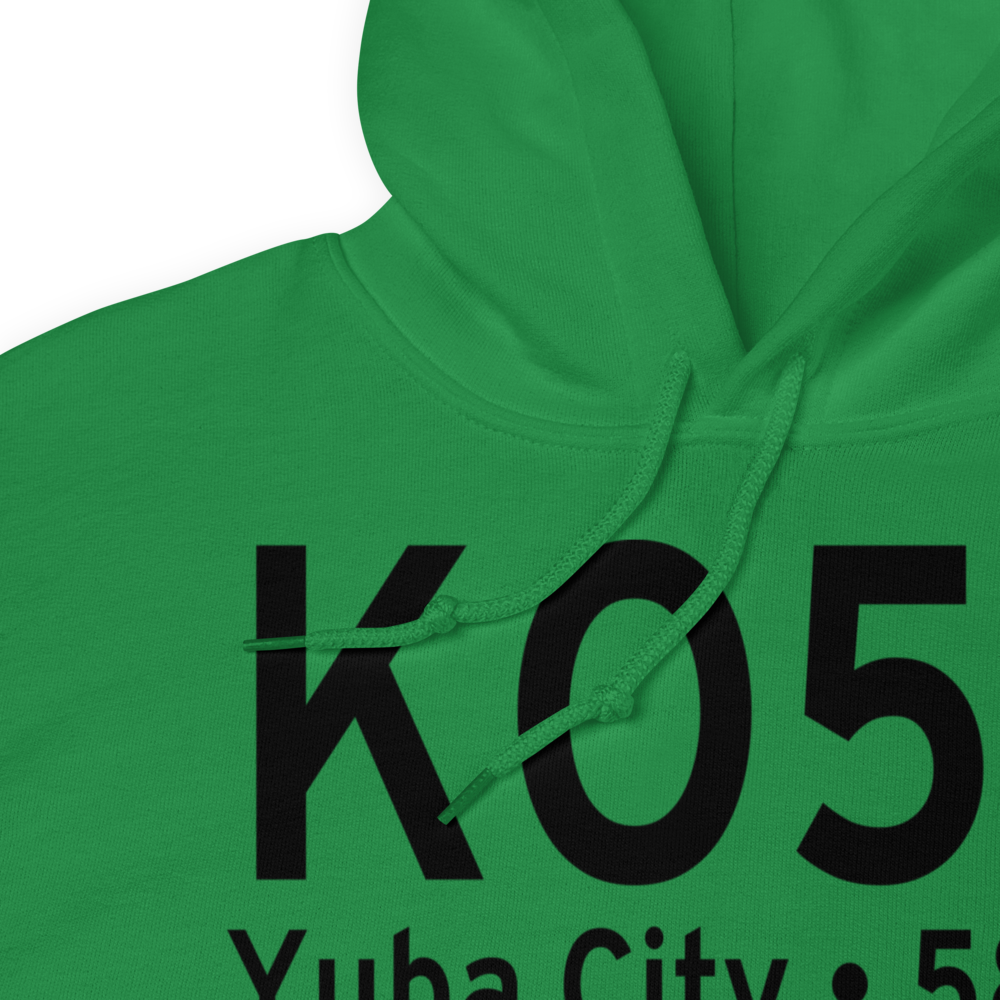Sutter County Airport (KO52) ICAO Hoodie Sweatshirt 